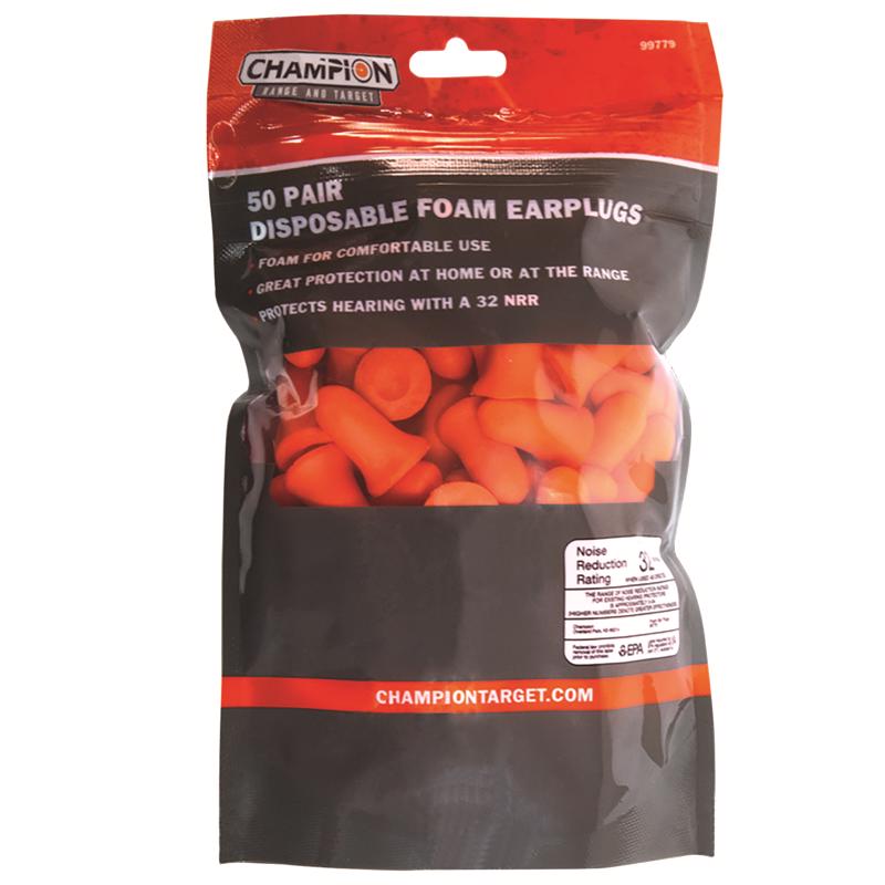 CHAMPION - Champion Orange Polypropylene Ear Plugs 1 in. [99779]