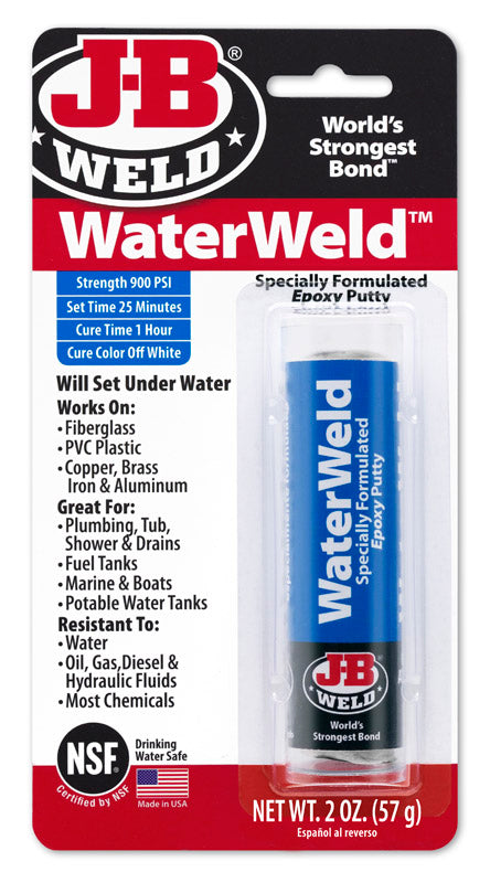 J-B WELD - J-B Weld Water Weld Automotive Epoxy Putty 2 oz