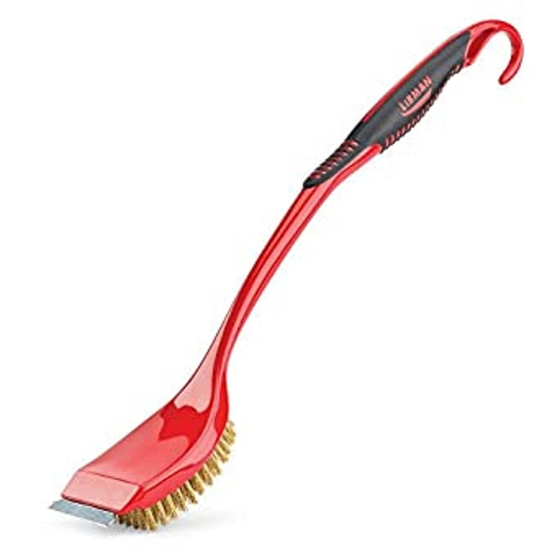 LIBMAN - Libman Grill Brush with Scraper 19 in. H X 4 in. L X 3 in. W 1 pk - Case of 6