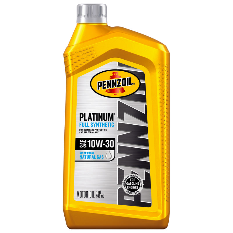 PENNZOIL - Pennzoil Platinum 10W-30 4-Cycle Synthetic Motor Oil 1 qt 1 pk - Case of 6