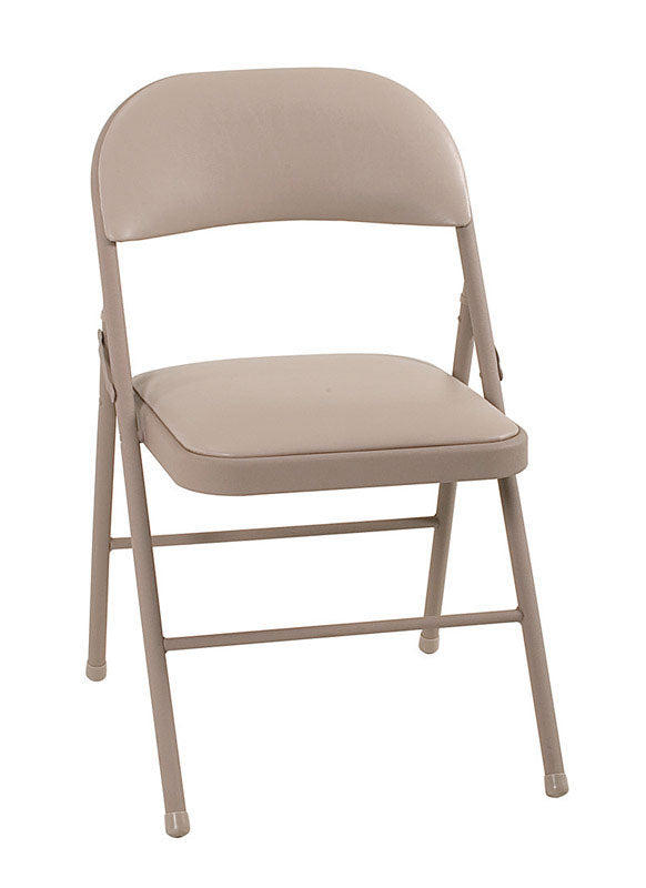 COSCO - Cosco Antique Sand Vinyl Folding Chair 1 pk - Case of 4