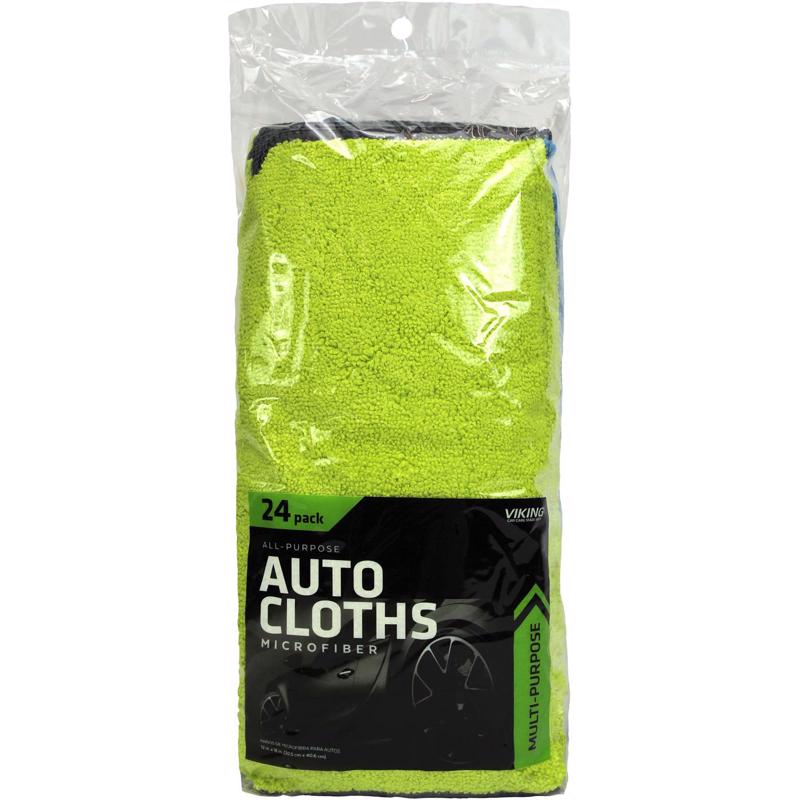 VIKING - Viking 16 in. L X 12 in. W Microfiber Auto Cleaning Cloth 24 pk
