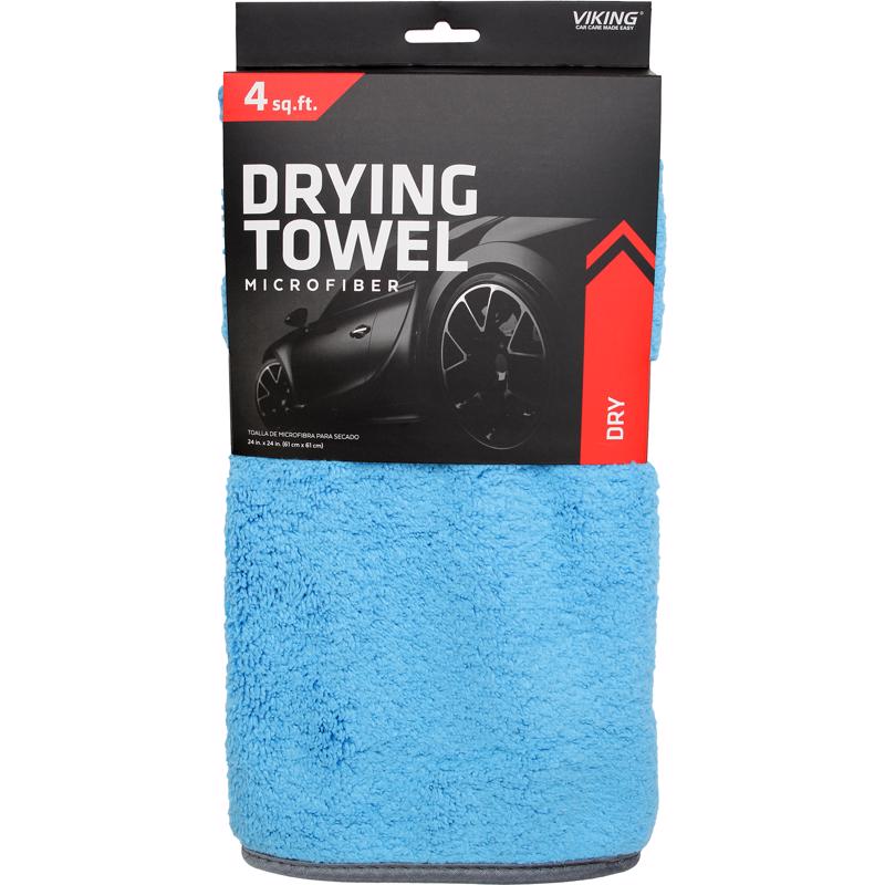 VIKING - Viking 24 in. L X 24 in. W Microfiber Car Drying Towel 1 pk