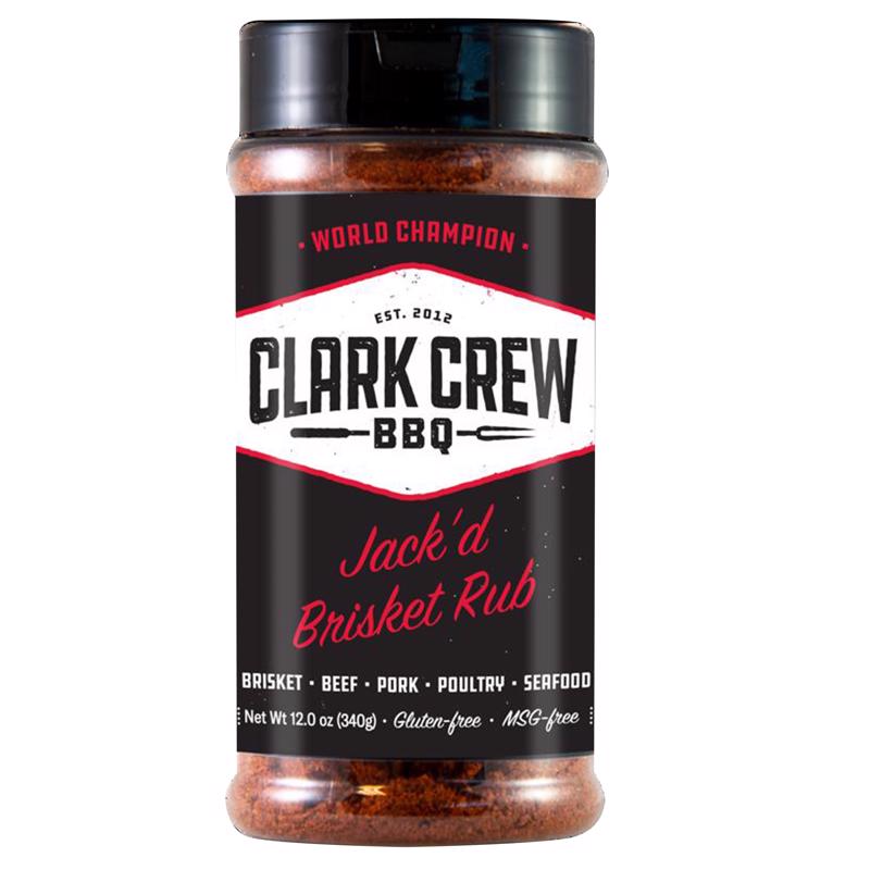 CLARK CREW BBQ - Clark Crew BBQ Jack d Blends Seasoning Rub 12 oz