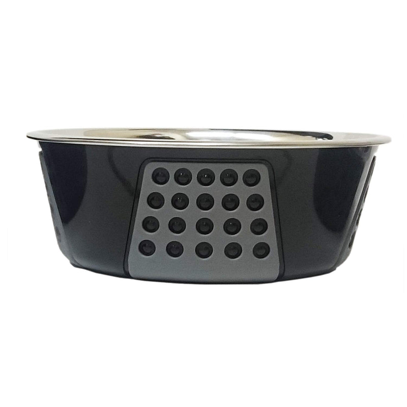 ETHICAL - Ethical Black Tribeca Stainless Steel 55 oz Pet Bowl For Dogs