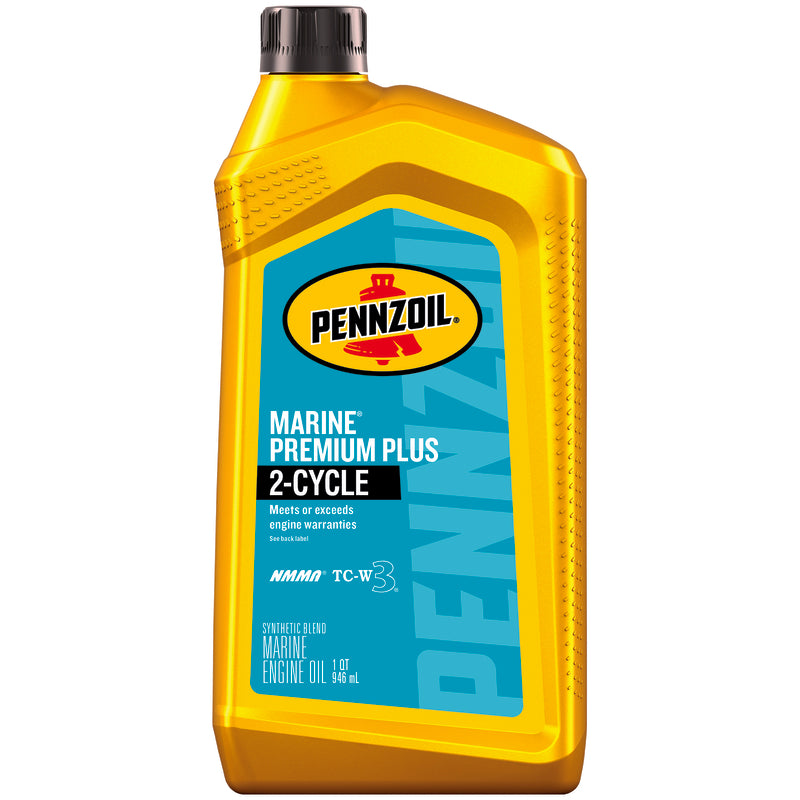 PENNZOIL - Pennzoil Marine TC-W3 2-Cycle Synthetic Blend Engine Oil 1 qt 1 pk - Case of 6