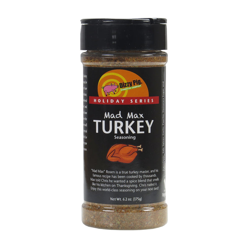 DIZZY PIG - Dizzy Pig Mad Max Turkey Roasty BBQ Rub 6.2 oz