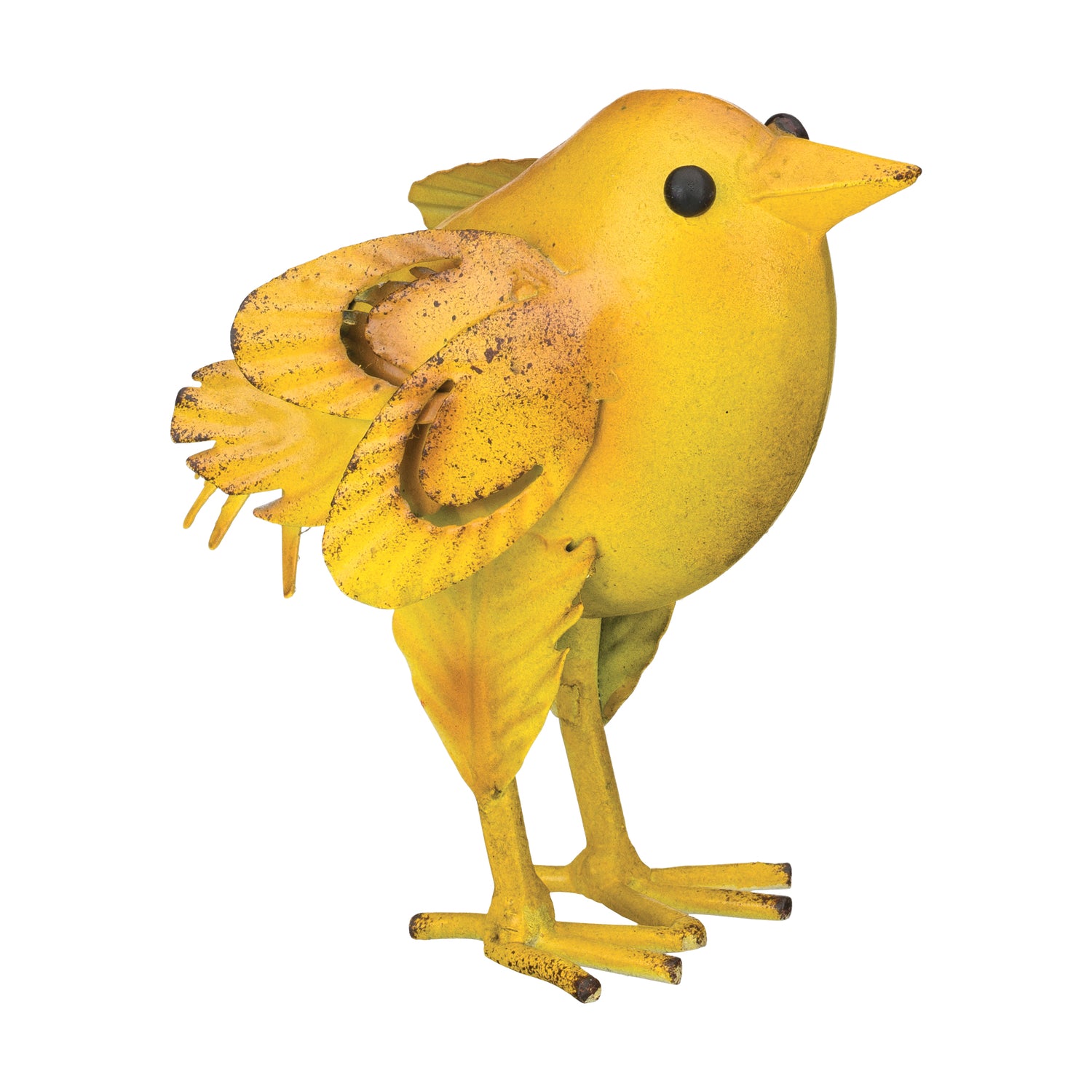 Regal Art & Gift Yellow Metal 4.5 in. H X 4.25 in. L X 2.5 in. W Napa Chick Statue - Case of 4