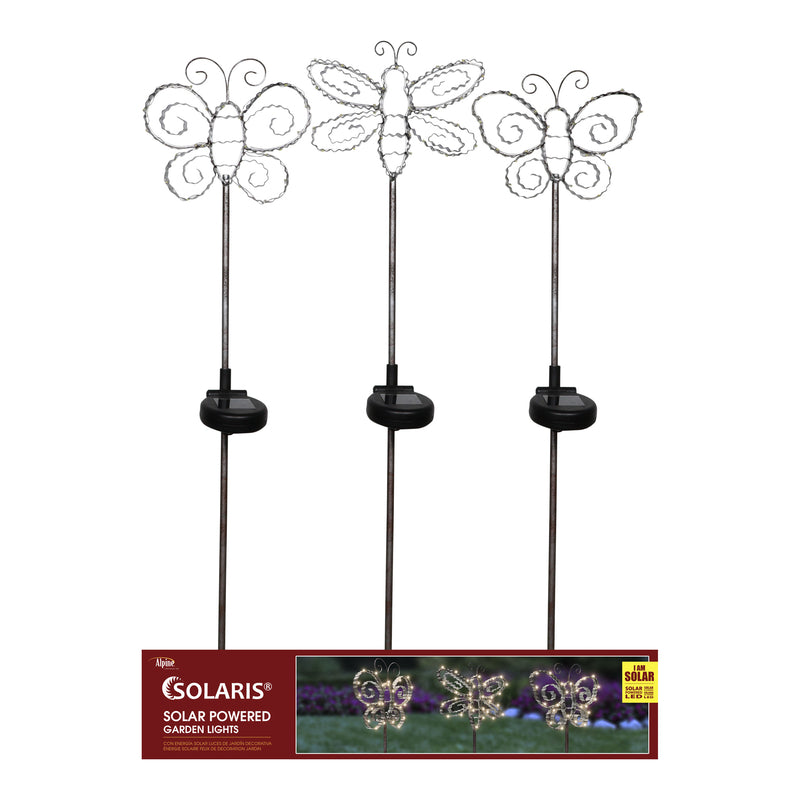 ALPINE - Alpine Assorted Metal 34 in. H Outdoor Garden Stake - Case of 12