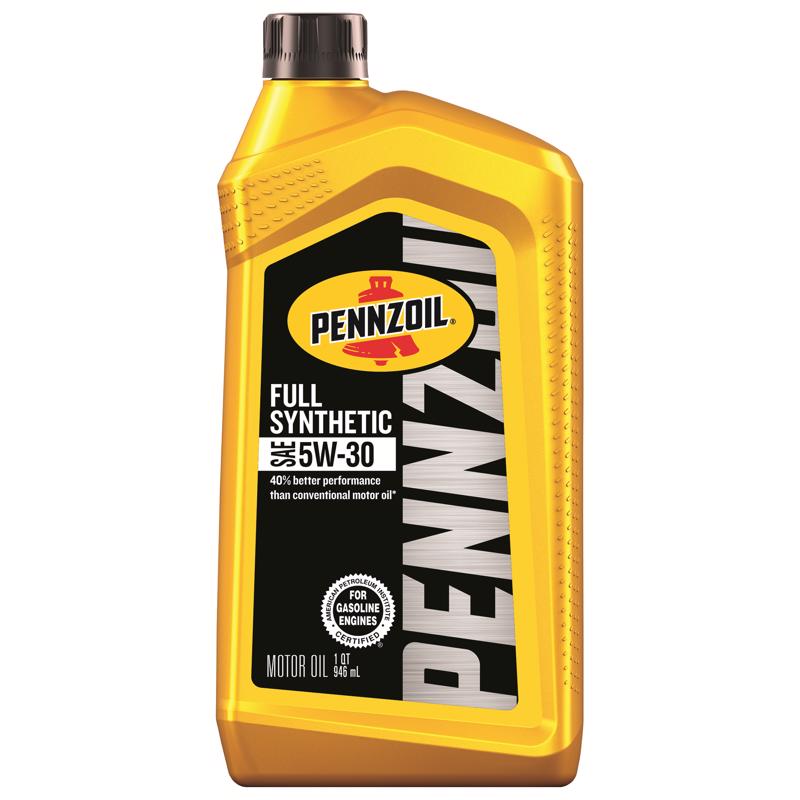PENNZOIL - Pennzoil 5W-30 Gasoline Synthetic Motor Oil 1 qt 1 pk - Case of 6