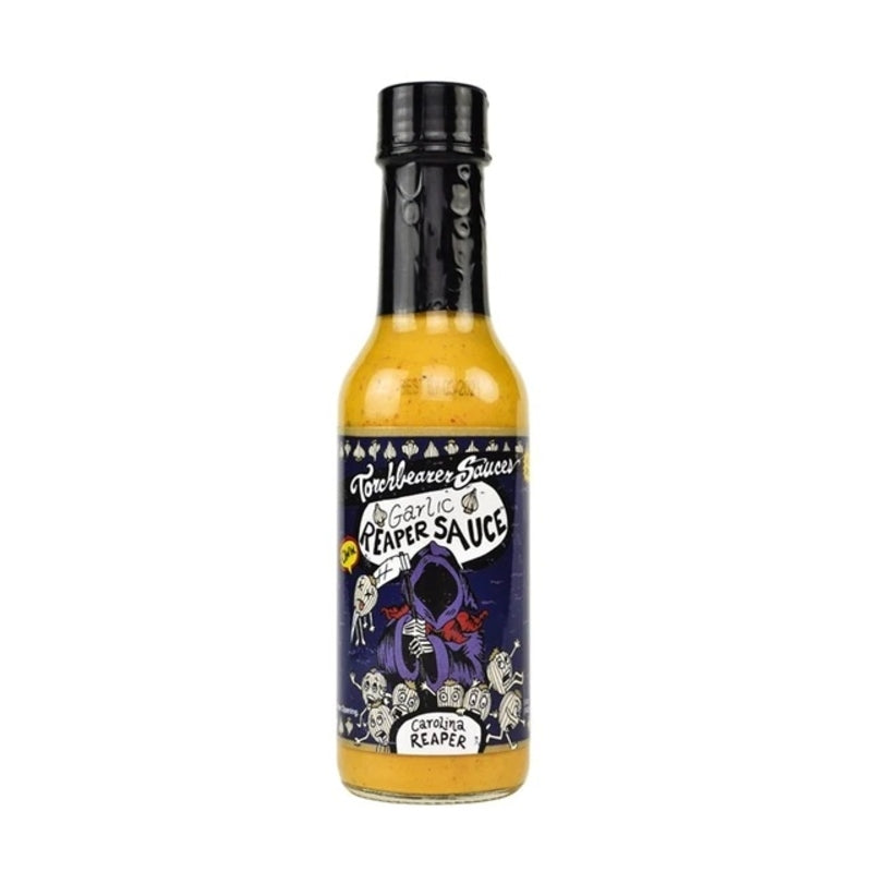 TORCHBEARER SAUCES - Torchbearer Sauces Garlic Reaper Hot Sauce 5 oz