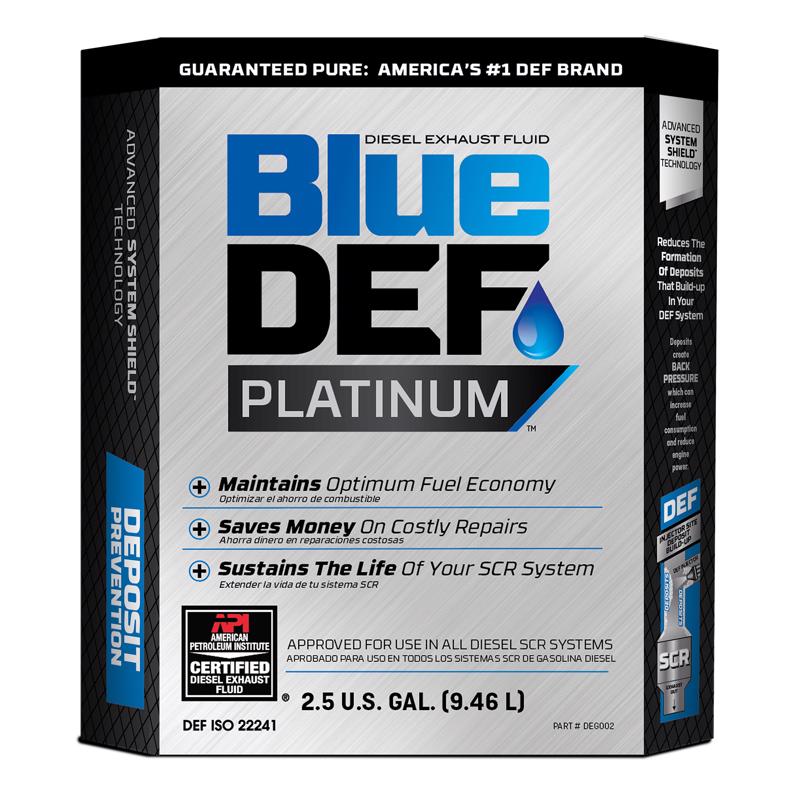 BLUE DEF - Blue Def Platinum Diesel Fuel System Cleaner 2.5 gal