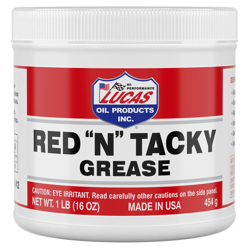 LUCAS OIL PRODUCTS INC - Lucas Oil Products Red "N" Tacky Red Lithium Grease 16 oz