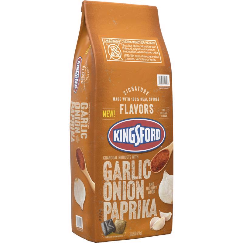 KINGSFORD - Kingsford Signature Flavors All Natural Garlic Onion Paprika Charcoal Briquettes 8 lb
