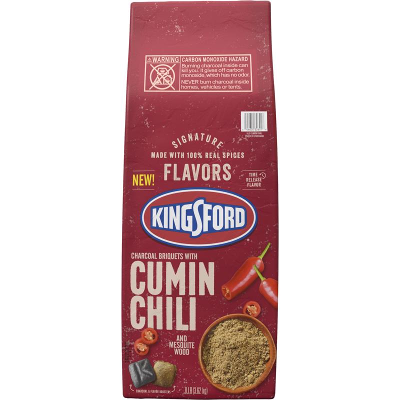 KINGSFORD - Kingsford Signature Flavors All Natural Chili Cumin Charcoal Briquettes 8 lb