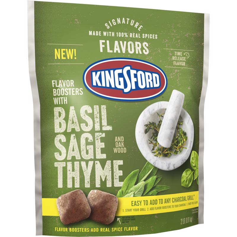 KINGSFORD - Kingsford Signature Flavors All Natural Basil Sage Thyme Charcoal Briquettes 2 lb