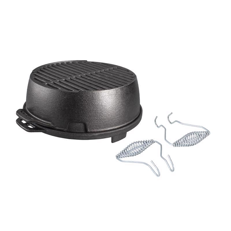 LODGE - Lodge 12 in. Kickoff Charcoal Grill Black