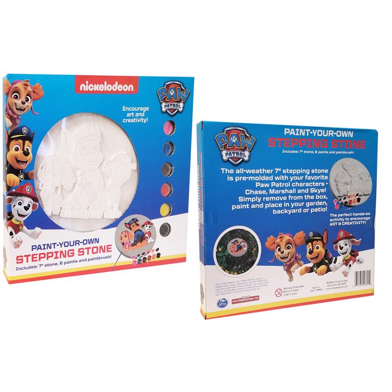 MIDWEST QUALITY GLOVES - Midwest Quality Gloves Nickelodeon Multicolored Ceramic 2 in. H Paw Patrol Stepping Stone - Case of 6