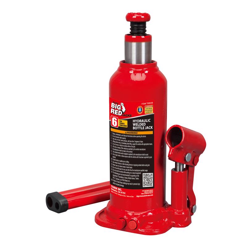 TORIN - Torin Big Red Hydraulic 12000 lb Automotive Bottle Jack