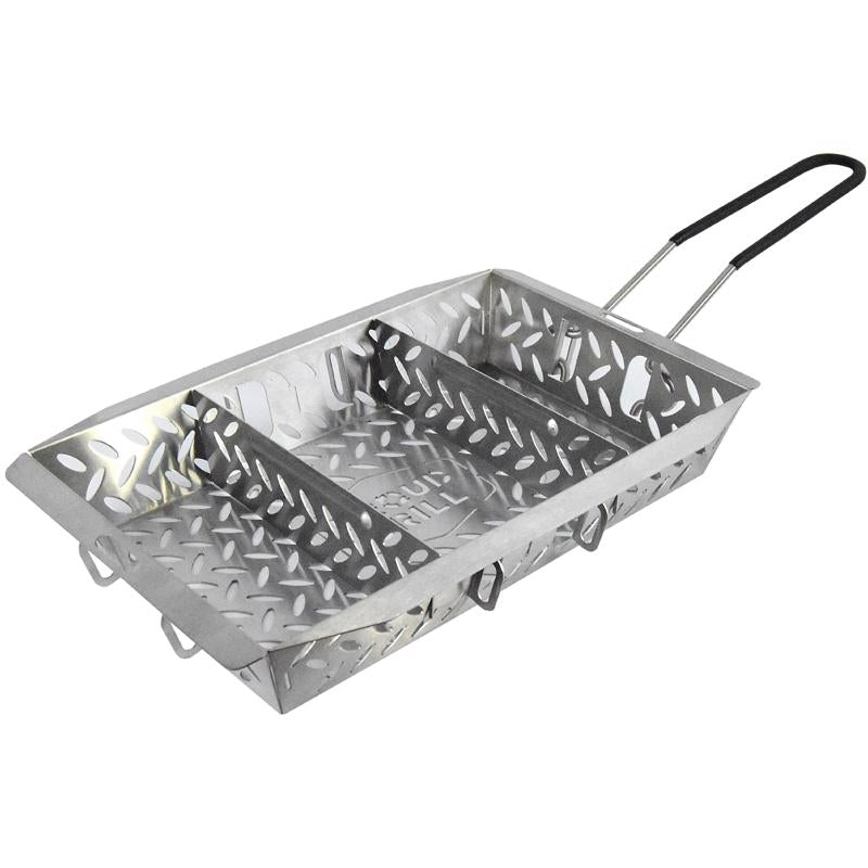 PROUD GRILL - Proud Grill UltraVersatile Stainless Steel Grill Basket 15 in. L X 10 in. W 1 pk