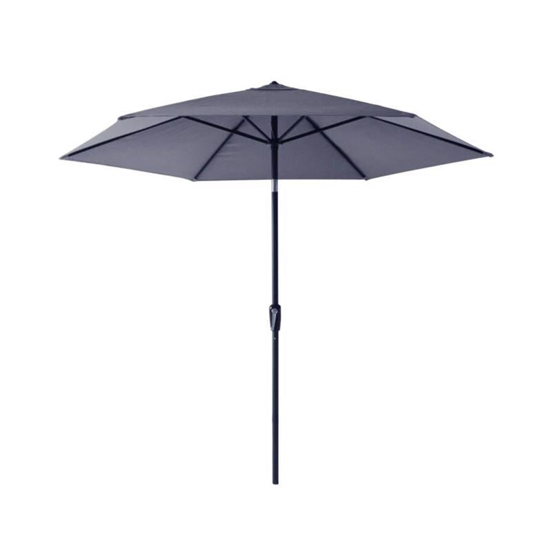 LIVING ACCENTS - Living Accents Davenport 9 ft. Tiltable Blue Patio Umbrella
