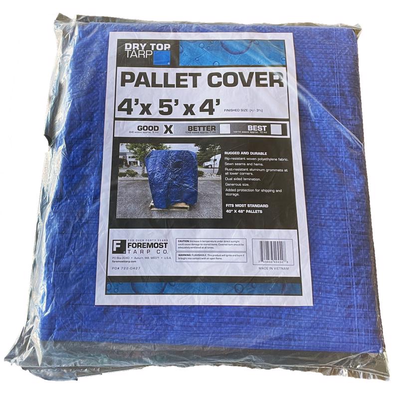 FOREMOST - Foremost Dry Top 48 in. W X 5 ft. L Pallet Cover 1 pk