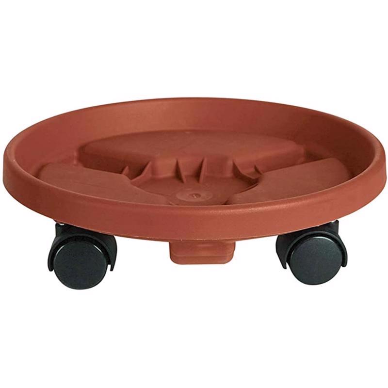 BLOEM - Bloem 3.5 in. H X 16 in. W X 16 in. D Terracotta Plastic Plant Caddy