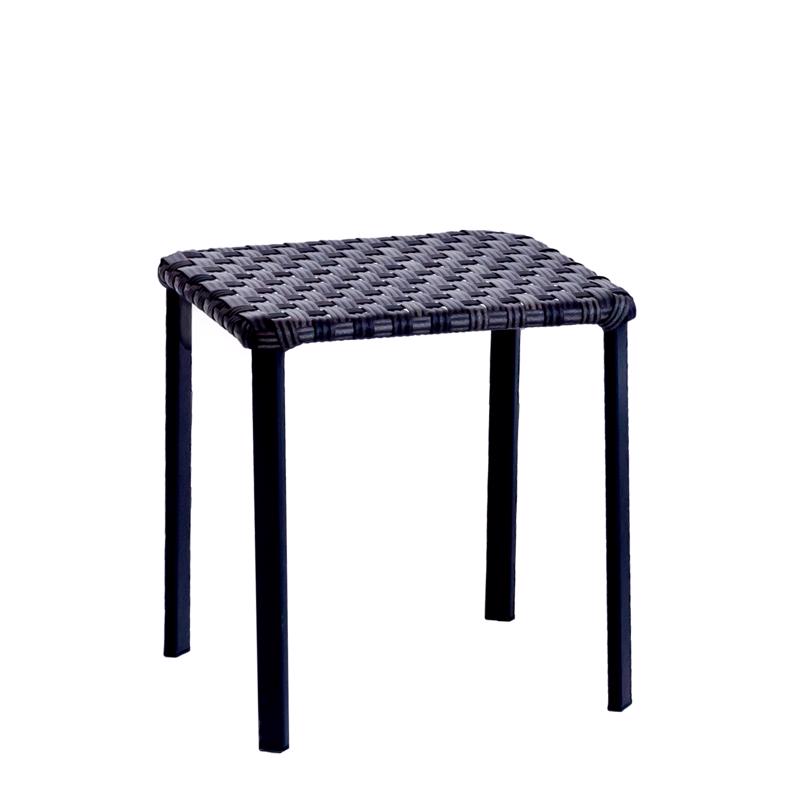 LIVING ACCENTS - Living Accents Brown Square Wicker Stackable Side Table