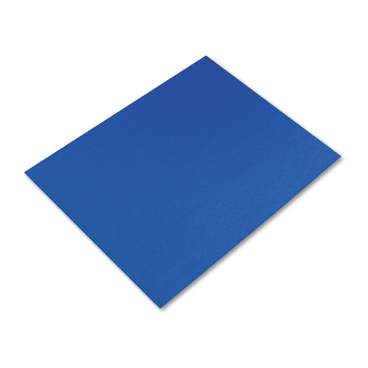 Pacon - Four-Ply Railroad Board, 22 x 28, Dark Blue, 25/Carton