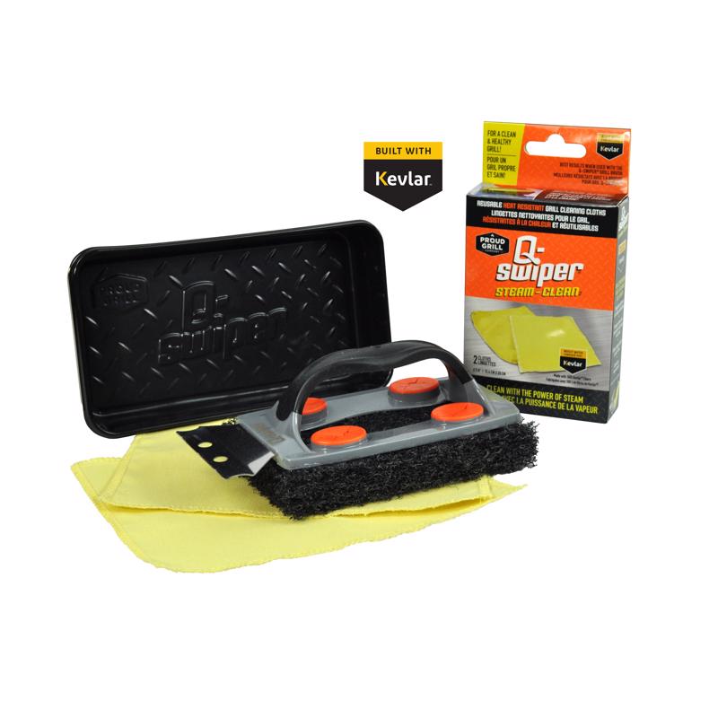 PROUD GRILL - Proud Grill Q-Swiper Steam-Clean Grill Cleaning Kit 4 pc