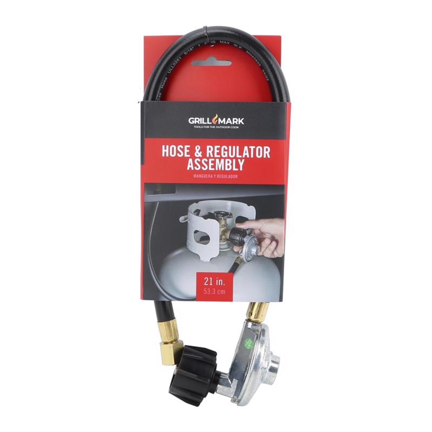 Grill Mark 21 in. L Rubber Propane Hose and Regulator - Case of 4