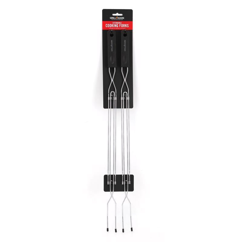 GRILL MARK - Grill Mark Silver Extension Fork with Glow 2 pk