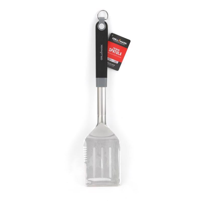 GRILL MARK - Grill Mark Stainless Steel Black/Silver Grill Spatula 1 pk