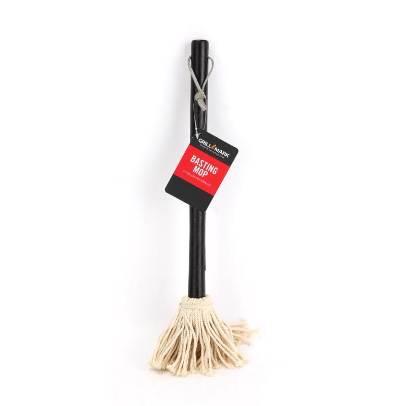 GRILL MARK - Grill Mark Black/Brown Grill Basting Mop 1 pk