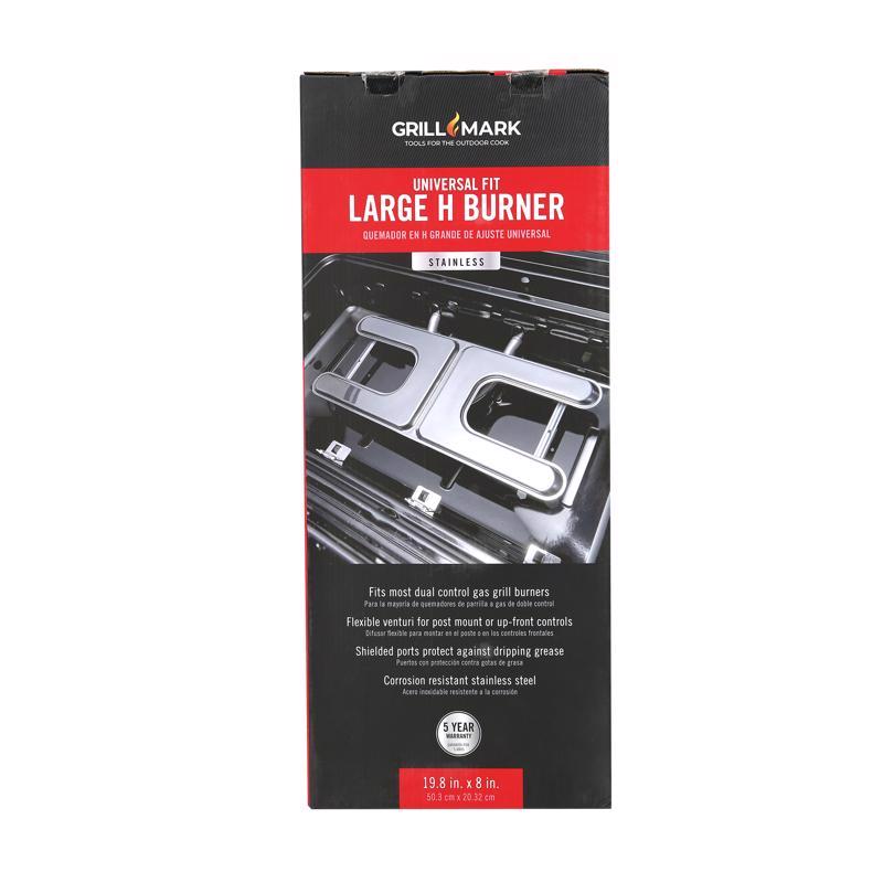 GRILL MARK - Grill Mark Stainless Steel Grill Burner 19 in. L For Universal