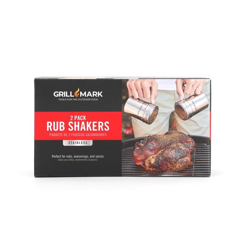 GRILL MARK - Grill Mark Silver Stainless Steel Rub Shaker