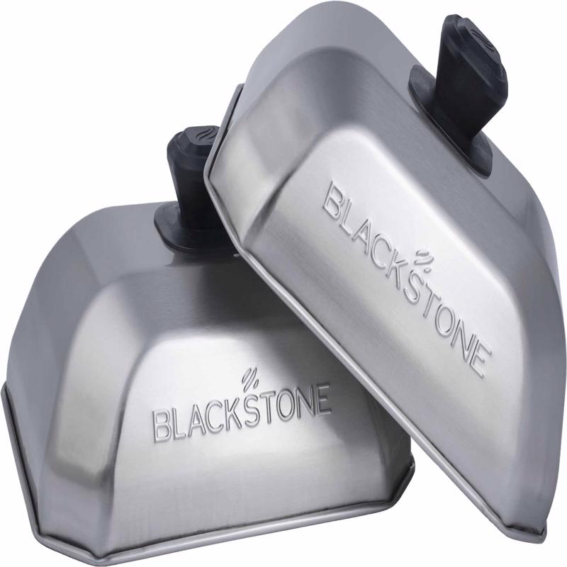 BLACKSTONE - Blackstone Stainless Steel Griddle Basting Cover 10 in. L X 10 in. W 2 pk