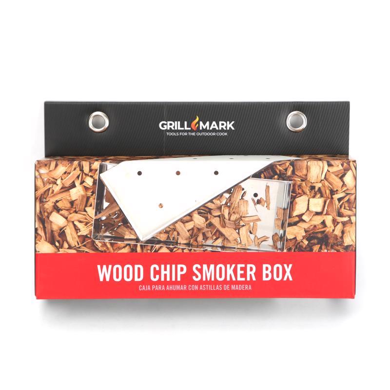 MR. BAR-B-Q - Mr. Bar-B-Q Wood Chips Traditional Smoker Package/Kit Silver