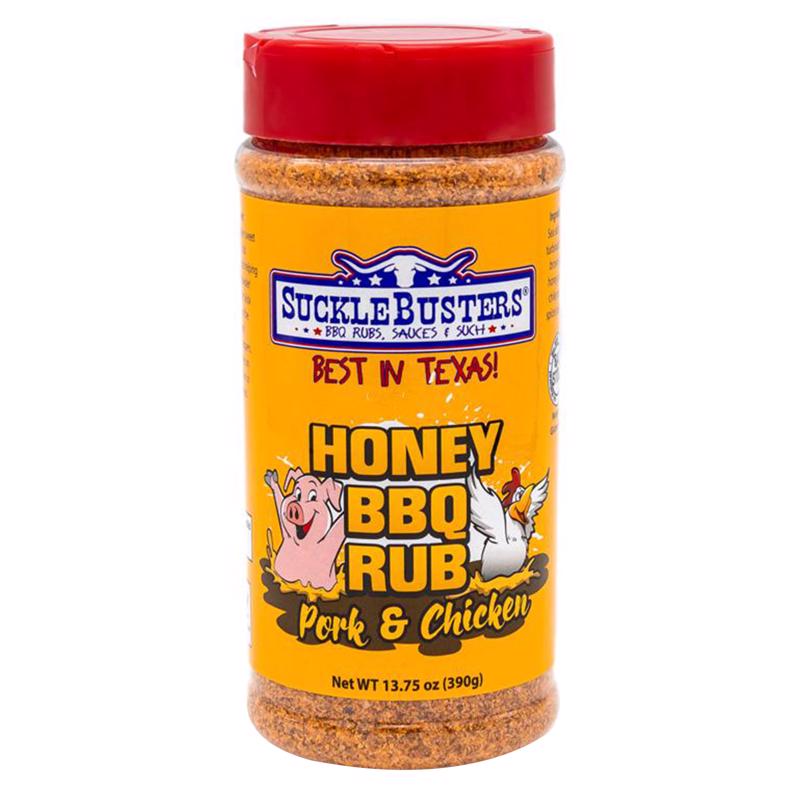 SUCKLEBUSTERS - SuckleBusters Honey BBQ Rub 13.75 oz