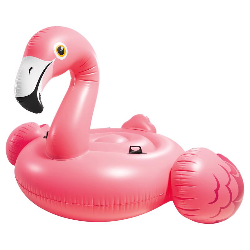 INTEX - Intex Pink Vinyl Inflatable Mega Flamingo Island Pool Float