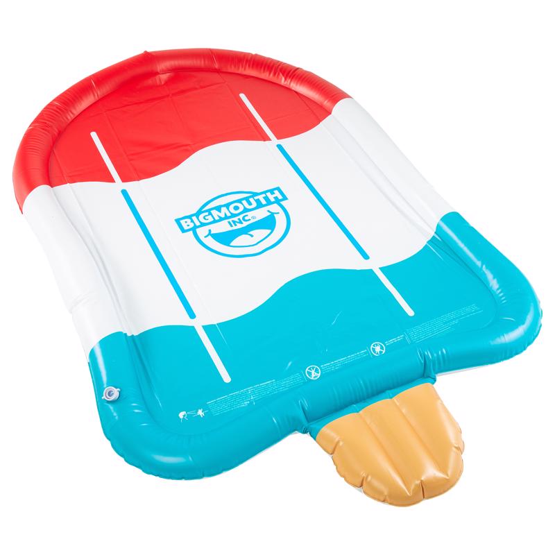 BIGMOUTH - Bigmouth Blue/Red/White PVC Inflatable Ice Pop Splash Sprinkler