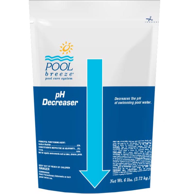 POOL BREEZE - Pool Breeze Granule pH Minus 6 lb - Case of 8