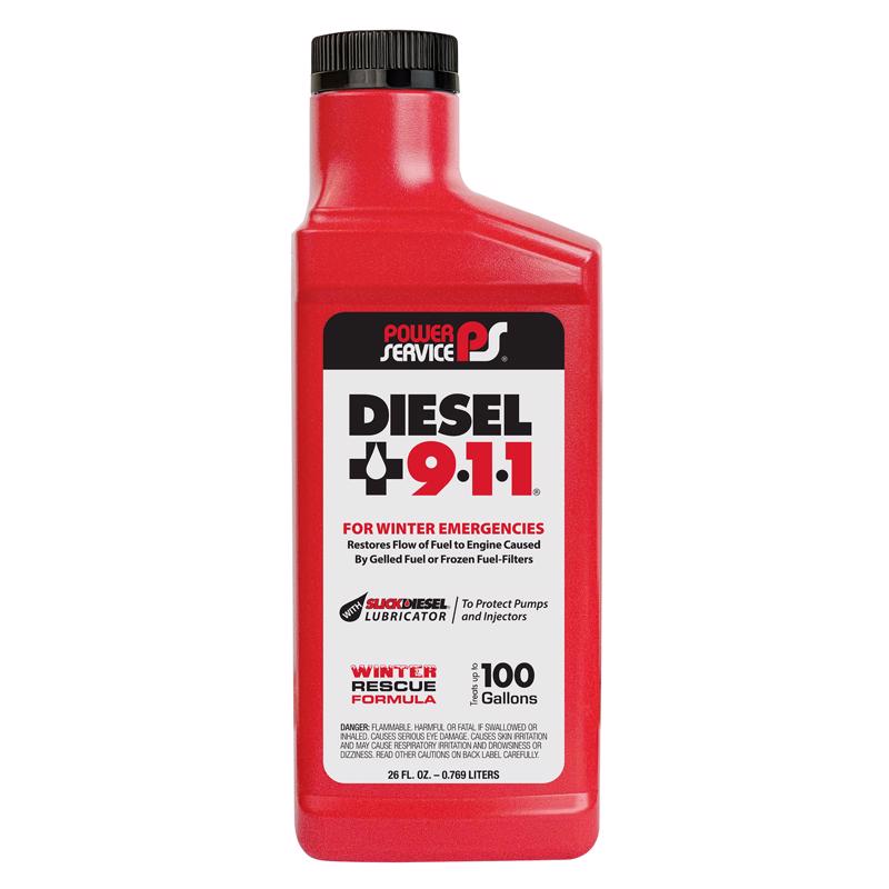 POWER SERVICE - Power Service Diesel 911 Diesel Multifunction Fuel Additive 26 oz