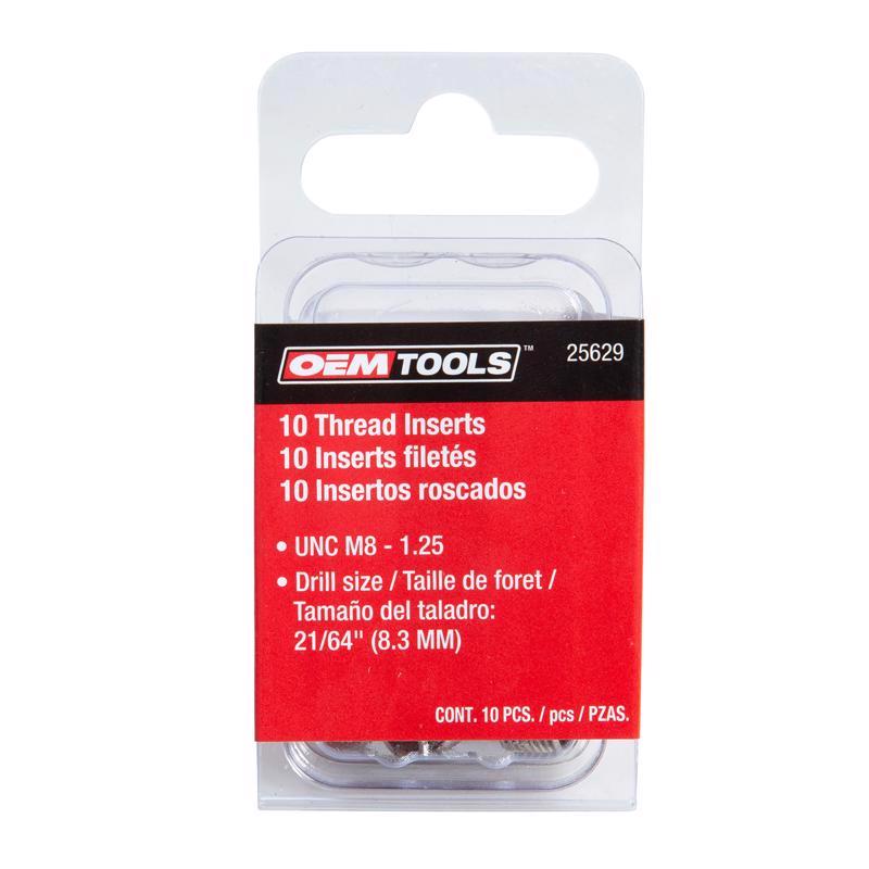 OEMTOOLS - OEMTOOLS Stainless Steel Non Locking Helical Thread Insert M8-1.25