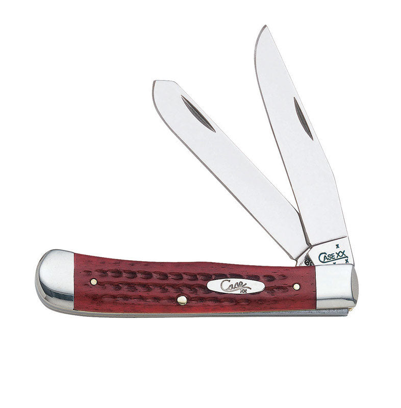 CASE - Case Trapper Red Stainless Steel 4.13 in. Pocket Knife