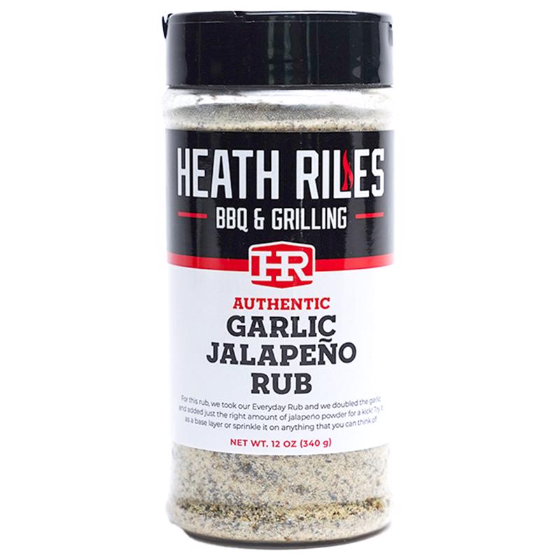 HEATH RILES BBQ - Heath Riles BBQ Garlic Jalapeno BBQ Rub 12 oz