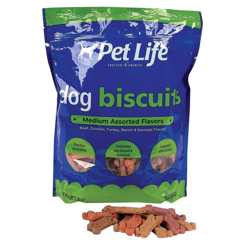 PET LIFE - Pet Life Assorted Biscuit For Dogs 4 lb 1 pk