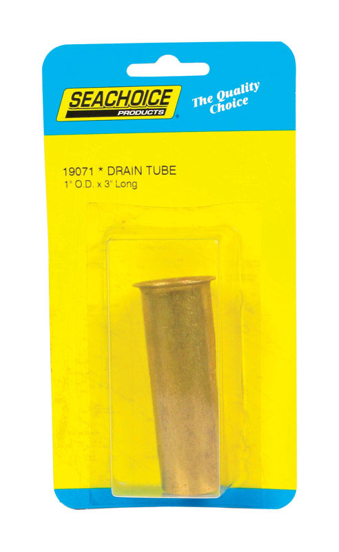 SEACHOICE - Seachoice Brass 3 in. L X 1 in. W Drain Tube