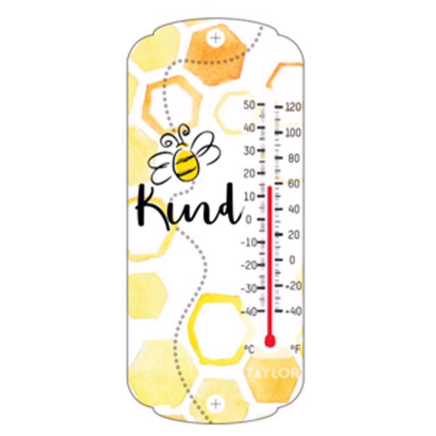 Taylor Bee Kind Tube Thermometer Plastic Multicolored 8 in. - Case of 6