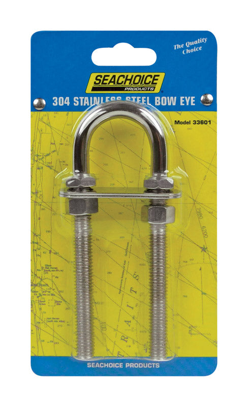 SEACHOICE - Seachoice Stainless Steel 2-1/4 in. L Bow Eye 1 pk